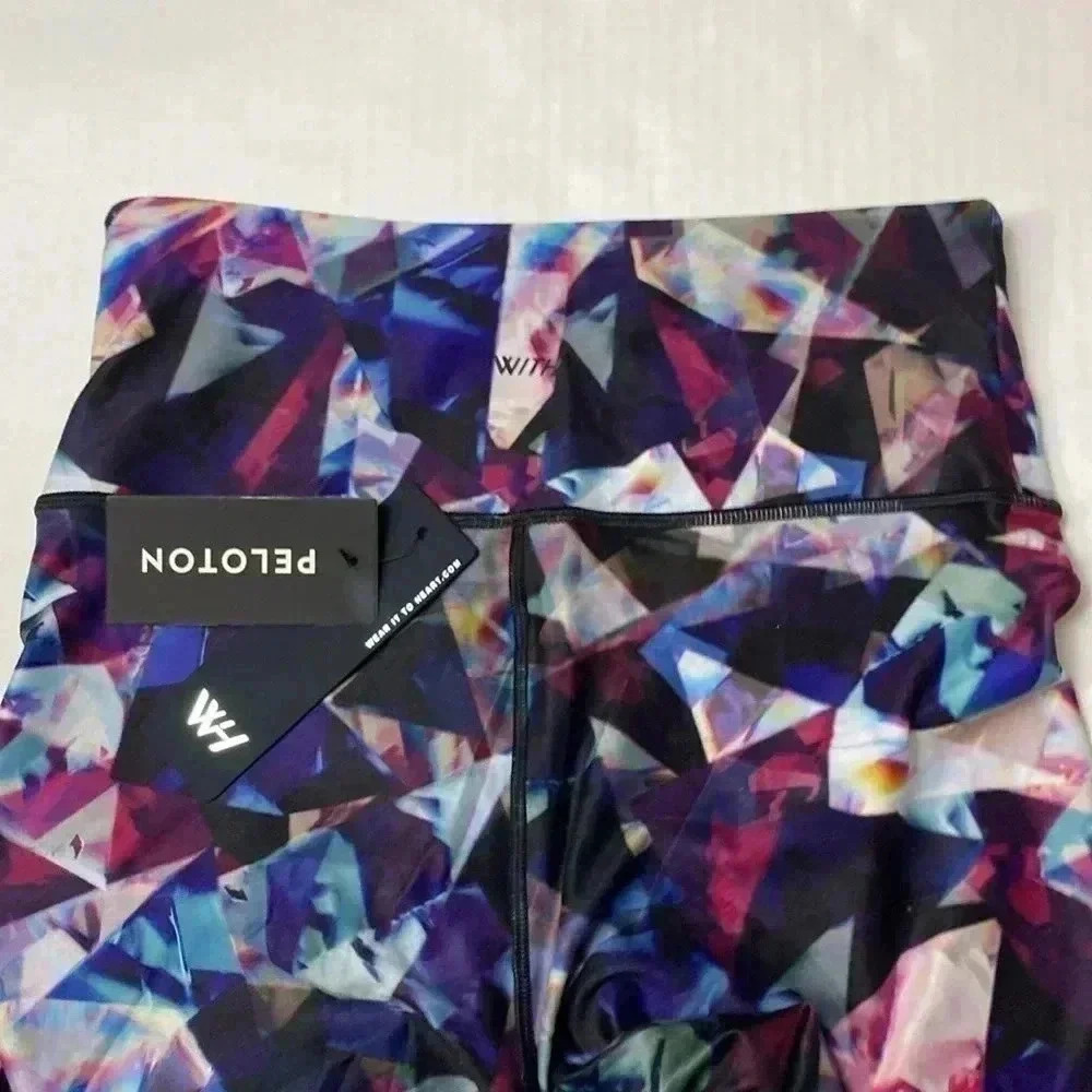 Peloton WITH Jewels in space high waisted leggings Women’s/Sz/Med NWT - Picture 5 of 11